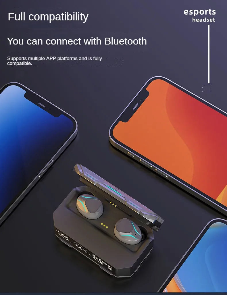 Gaming Bluetooth Earbuds | Long-Lasting TWS Wireless Earphones with Immersive In-Ear 